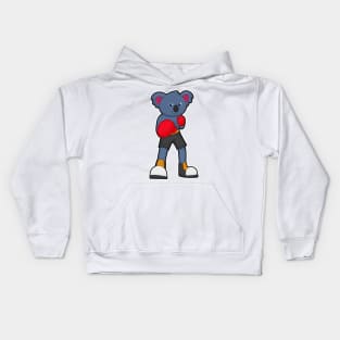 Koala at Boxing with Boxing gloves Kids Hoodie